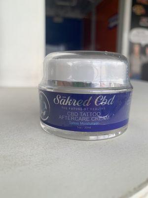 CBD tattoo cream