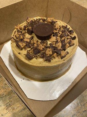 Vegan and paleo almond butter cup cake