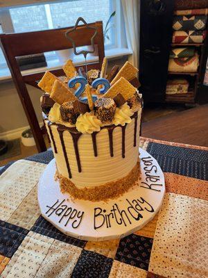 S'mores birthday cake