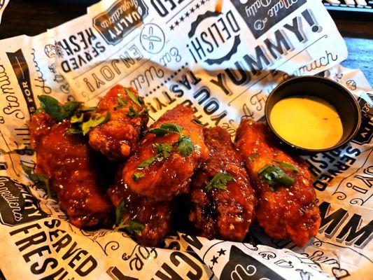 Honey Chili Wings!!