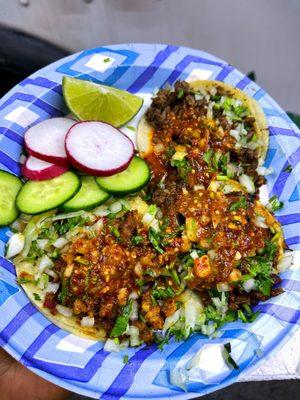 Tacos: $1.65 each