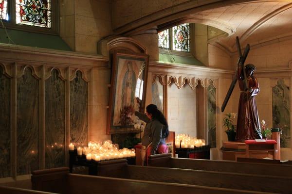 St Patrick's Church, a quiet sanctuary of peace in the midst of bustling San Francisco