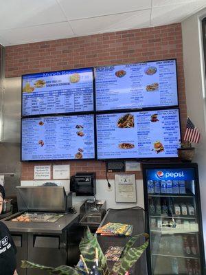 Menu board