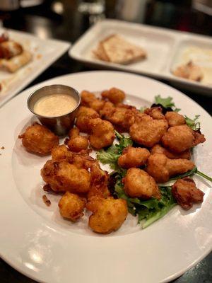 Fried cauliflower - not greasy at all!