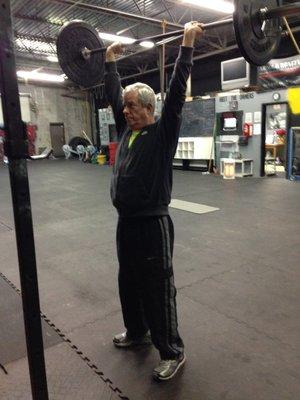 Training my 74 years old clients to stay mobile and strong