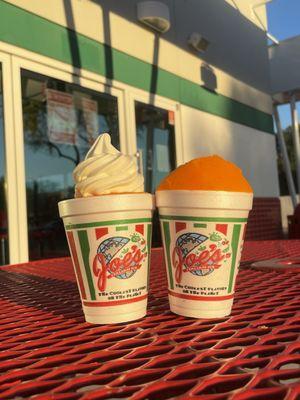 Both Cactus Cooler. One as the Joe-Latti with Vanilla Soft Serve and one as just the Ice!