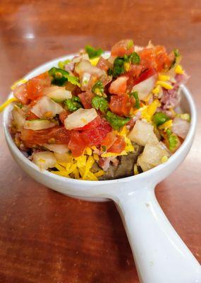 Hubby built me this loaded Baked potato!