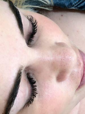 Lash lift and tint