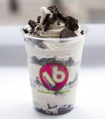 Have you tried a 16 Handles Whip Up? Mix your favorite flavors and toppings together for the ultimate frozen treat!