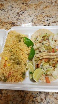 Chicken tacos combination