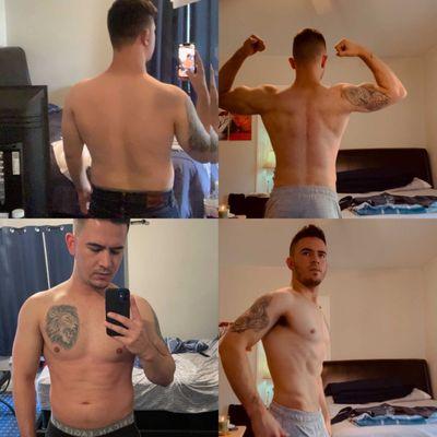 21 pounds body fat loss