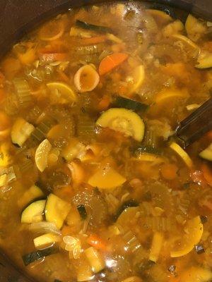 Minestrone soup