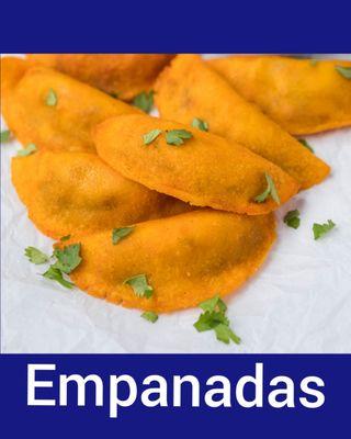 Empanadas..is made homemade style with corn crust tortilla deep fried,filled  with potatoes and chorizo( mexican sausage)