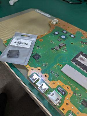 PS5 no power, IC replacement