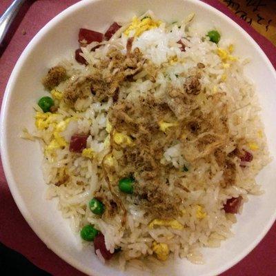 Chineese Sausage Fried rice w/ dried shredded pork