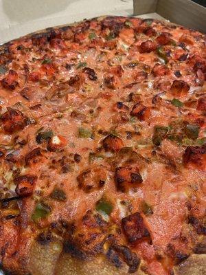 Butter Paneer Masala Veggie Pizza - 1 Large 14" Pizza