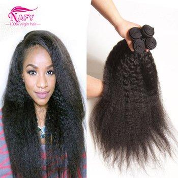 Kinky Straight natural color hair