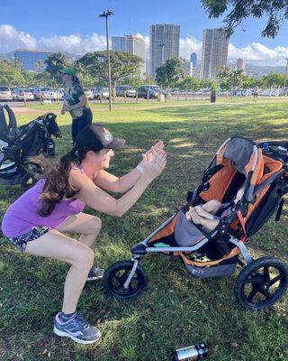 Fun for toddlers and moms while getting in shape!