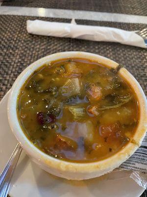 Portuguese kale soup