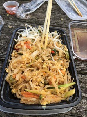 Veggie Pad Thai - they have tofu but I just got veggies