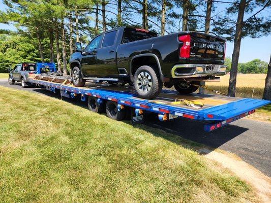 Truck delivered to my house.  So exciting--but only ONE Key FOB.  Ugg