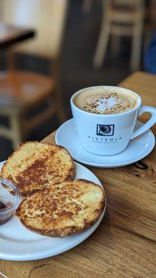 Pumpkin spice latte and their toasted biscuit: 10/10