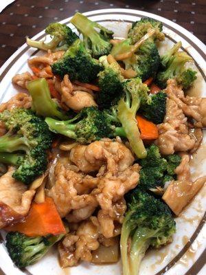 Chicken and broccoli