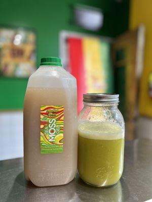 Sea Moss Gel + pressed Juice