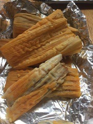 The tamales were perfect! 12 for $15.