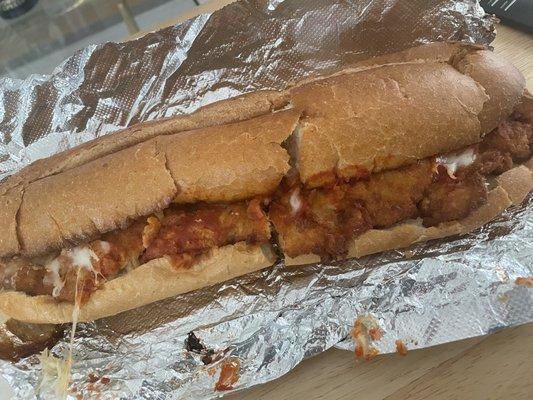 Chicken Parmigiana Hot Grinder