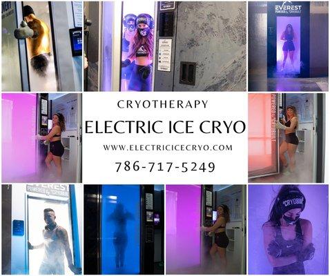 Whole body cryotherapy with Electric Ice Cryo Miami Florida South