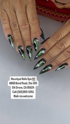 Trending Nail art done by Nouvique Nails Spa #2 in Elk Grove.