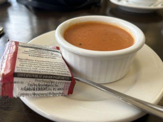 Creamy Basil Parmesan & Tomato Soup