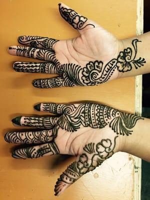 Get the henna done