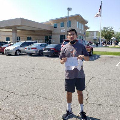 Franky passes at el monte dmv