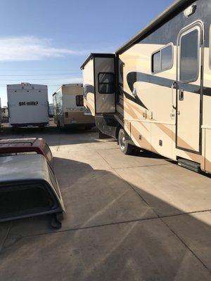 RV Storage outside