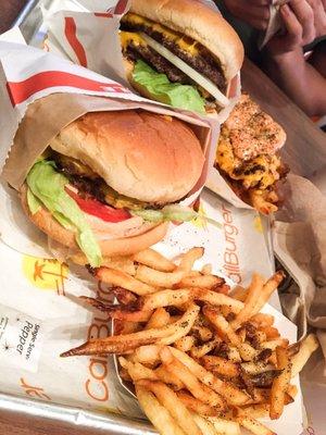 Caliburger and fries