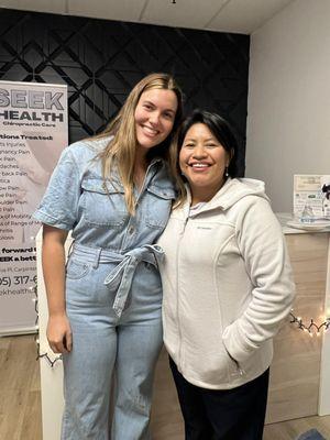 Mckenzie Cervini owner of Seek Health Chiropractic in Carpinteria.