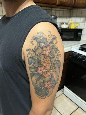 Koi Tattoo done by Joey