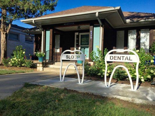 Bikes are always welcome at Sloop Dental Co.!