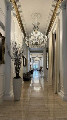 Beautiful entryway at Le Pavillon