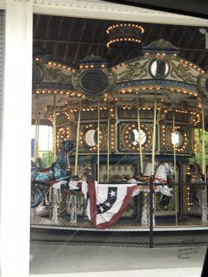 An unexpectedly nice vintage carousel.