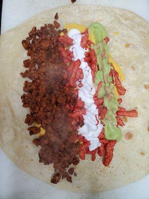 NEW  hotcheetos burrito