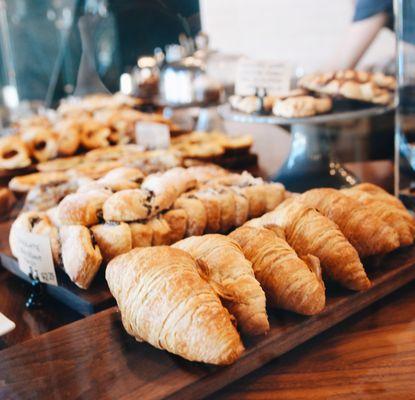 all the pastries are made from scratch using stone ground and organic flour