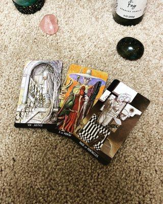 Tarot deck purchased at Moonlit Mystic