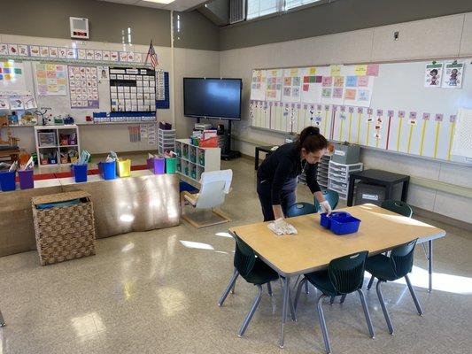 cleaning service janitor school