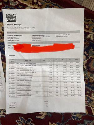 medical bill scam