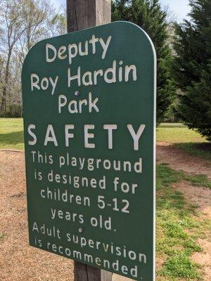 Deputy Roy Harding Park, Indian Land SC