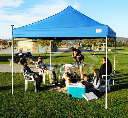 Unprinted canopy perfect for taking to the park!