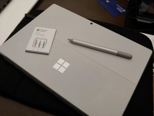 I am excited. I got a new tip for my Surface. Hey, I am easy to please...